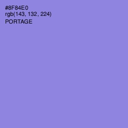 #8F84E0 - Portage Color Image