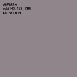 #8F858A - Monsoon Color Image