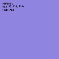#8F85E0 - Portage Color Image
