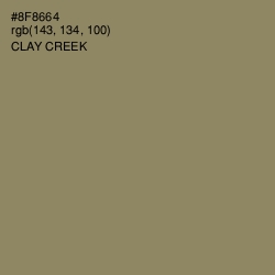 #8F8664 - Clay Creek Color Image