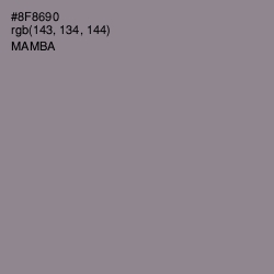 #8F8690 - Mamba Color Image