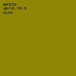 #8F8705 - Olive Color Image