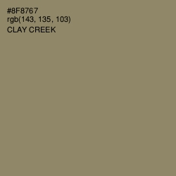 #8F8767 - Clay Creek Color Image