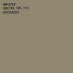#8F876F - Avocado Color Image
