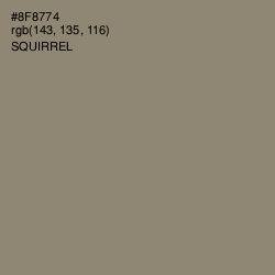 #8F8774 - Squirrel Color Image