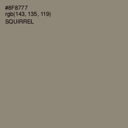 #8F8777 - Squirrel Color Image