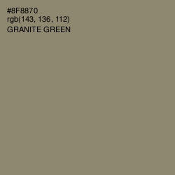#8F8870 - Granite Green Color Image