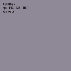 #8F8897 - Mamba Color Image