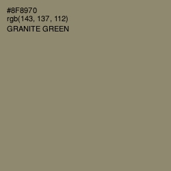 #8F8970 - Granite Green Color Image