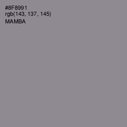 #8F8991 - Mamba Color Image