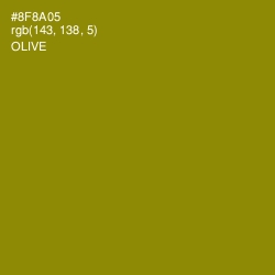 #8F8A05 - Olive Color Image