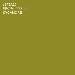 #8F8A25 - Sycamore Color Image
