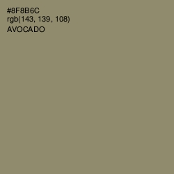 #8F8B6C - Avocado Color Image