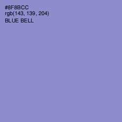 #8F8BCC - Blue Bell Color Image