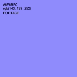 #8F8BFC - Portage Color Image