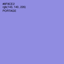 #8F8CE2 - Portage Color Image