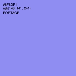 #8F8DF1 - Portage Color Image