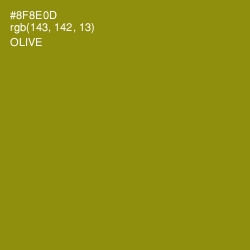#8F8E0D - Olive Color Image
