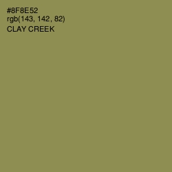 #8F8E52 - Clay Creek Color Image