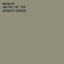 #8F8E7B - Granite Green Color Image