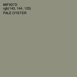 #8F907D - Pale Oyster Color Image