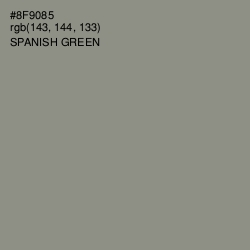 #8F9085 - Spanish Green Color Image