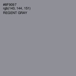 #8F9097 - Regent Gray Color Image