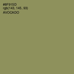 #8F915D - Avocado Color Image