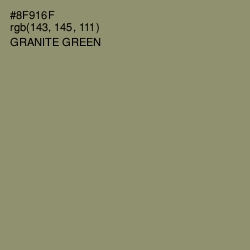 #8F916F - Granite Green Color Image