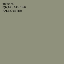 #8F917C - Pale Oyster Color Image