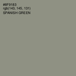 #8F9183 - Spanish Green Color Image