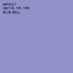 #8F91C7 - Blue Bell Color Image