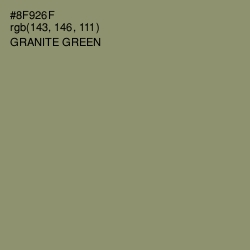 #8F926F - Granite Green Color Image