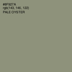 #8F927A - Pale Oyster Color Image