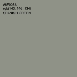 #8F9286 - Spanish Green Color Image