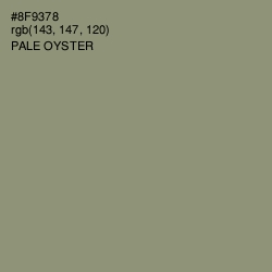 #8F9378 - Pale Oyster Color Image