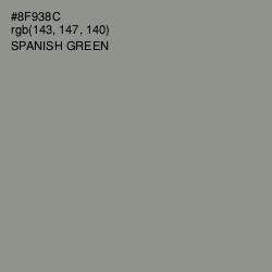 #8F938C - Spanish Green Color Image