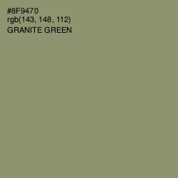 #8F9470 - Granite Green Color Image