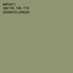 #8F9471 - Granite Green Color Image