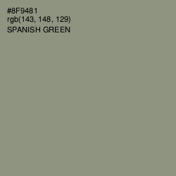 #8F9481 - Spanish Green Color Image