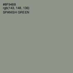 #8F9488 - Spanish Green Color Image