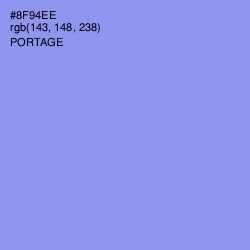 #8F94EE - Portage Color Image