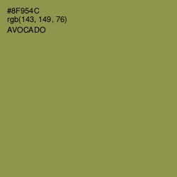 #8F954C - Avocado Color Image