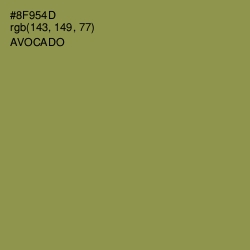 #8F954D - Avocado Color Image