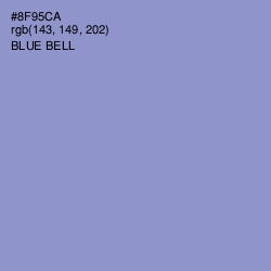 #8F95CA - Blue Bell Color Image