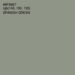 #8F9687 - Spanish Green Color Image