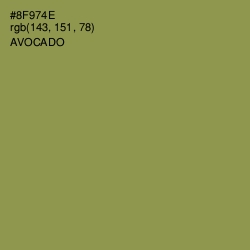 #8F974E - Avocado Color Image