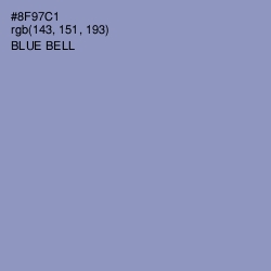 #8F97C1 - Blue Bell Color Image