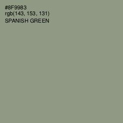 #8F9983 - Spanish Green Color Image