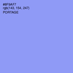 #8F9AF7 - Portage Color Image